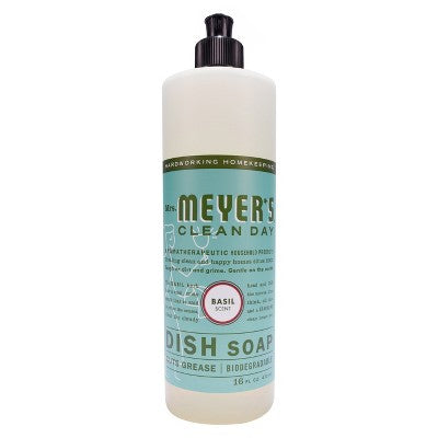 Mrs. Meyer's Basil Liquid Dish Soap - 16 fl oz