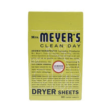 Mrs. Meyer's Clean Day Dryer Sheets, Lemon Verbena, 80ct