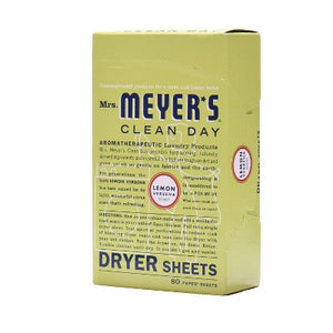 Mrs. Meyer's Clean Day Dryer Sheets, Lemon Verbena, 80ct