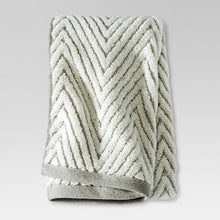 Chevron Textured Bath Towels