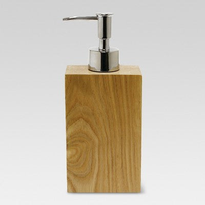 Ash Wood Soap Pump Brown