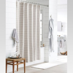 Light Stripe Shower Curtain