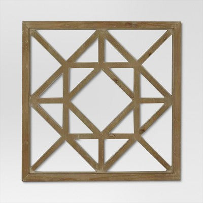 Lattice Wood Square