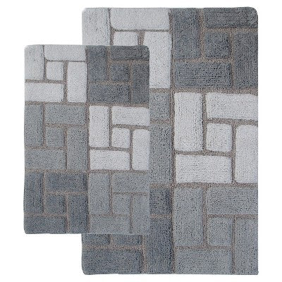 Berkeley Geometric Bath Rug Set