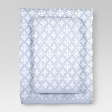 Cross Hand Towels Blue