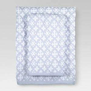 Cross Hand Towels Blue