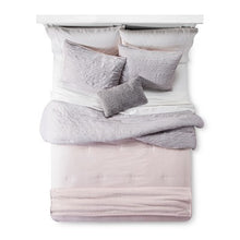 Blush Geo Lattice Comforter Set